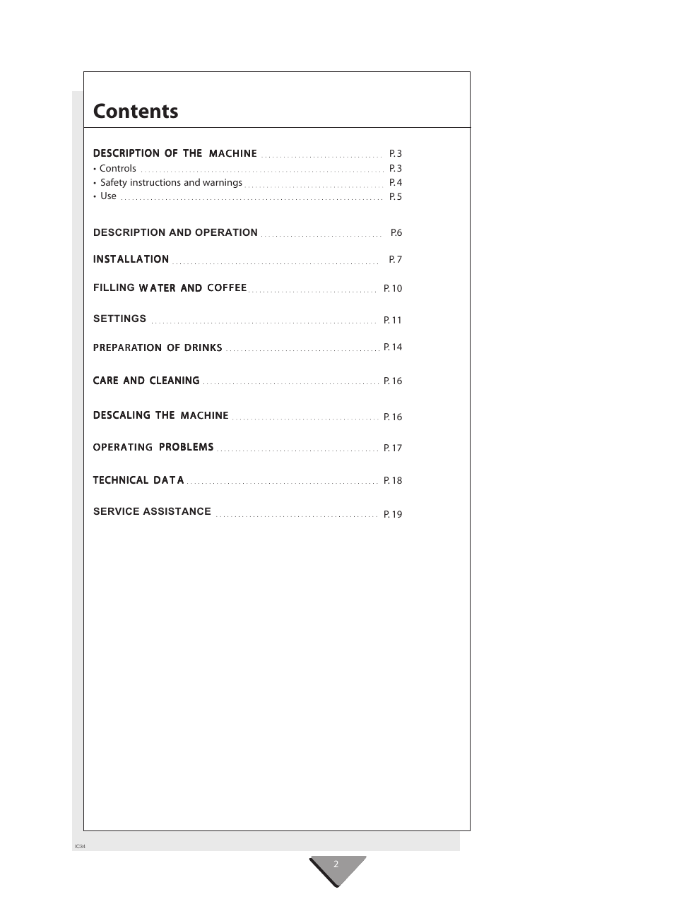 Kleenmaid CM02X User Manual | Page 2 / 20