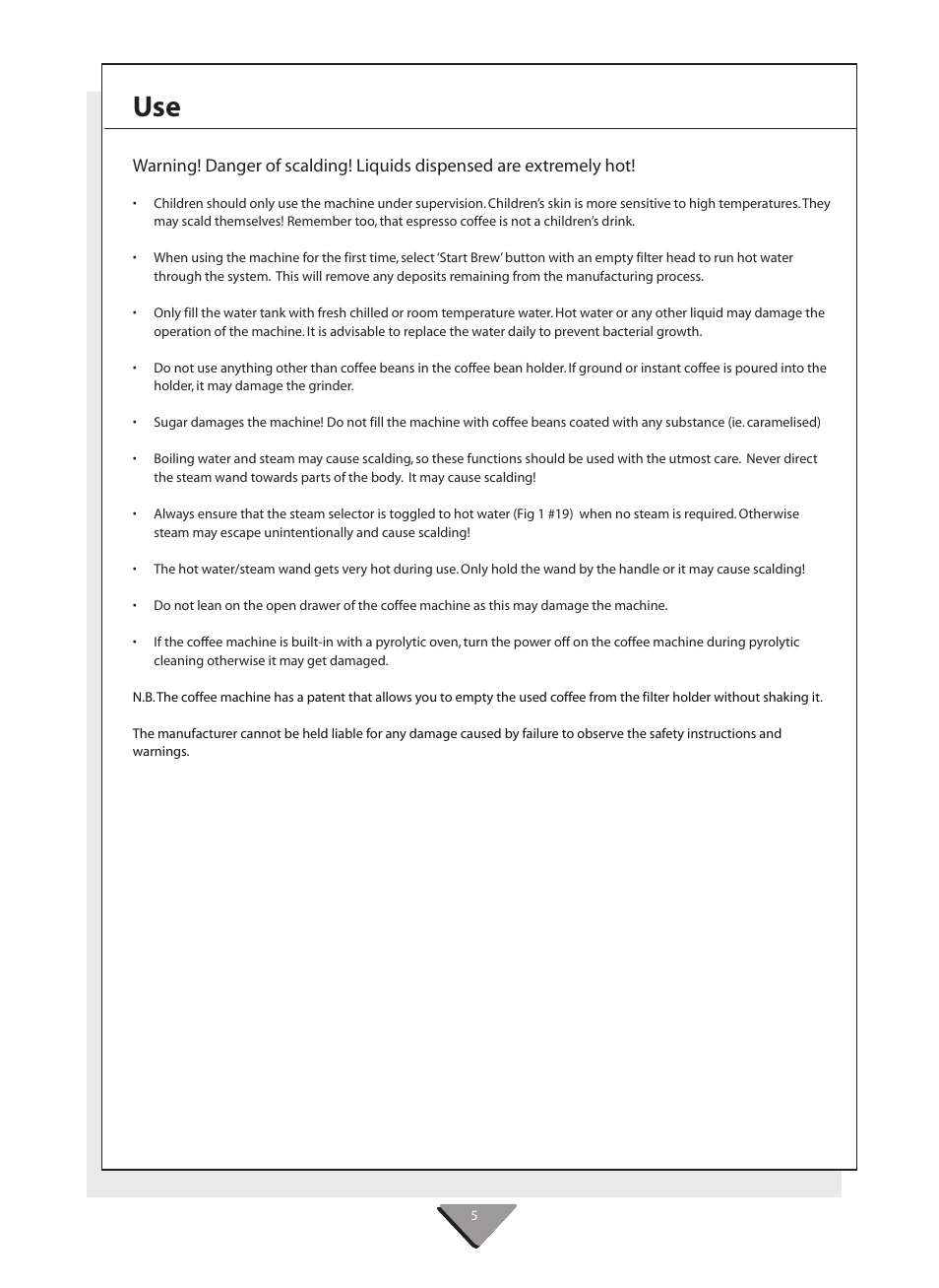 Kleenmaid CM02X User Manual | Page 5 / 20