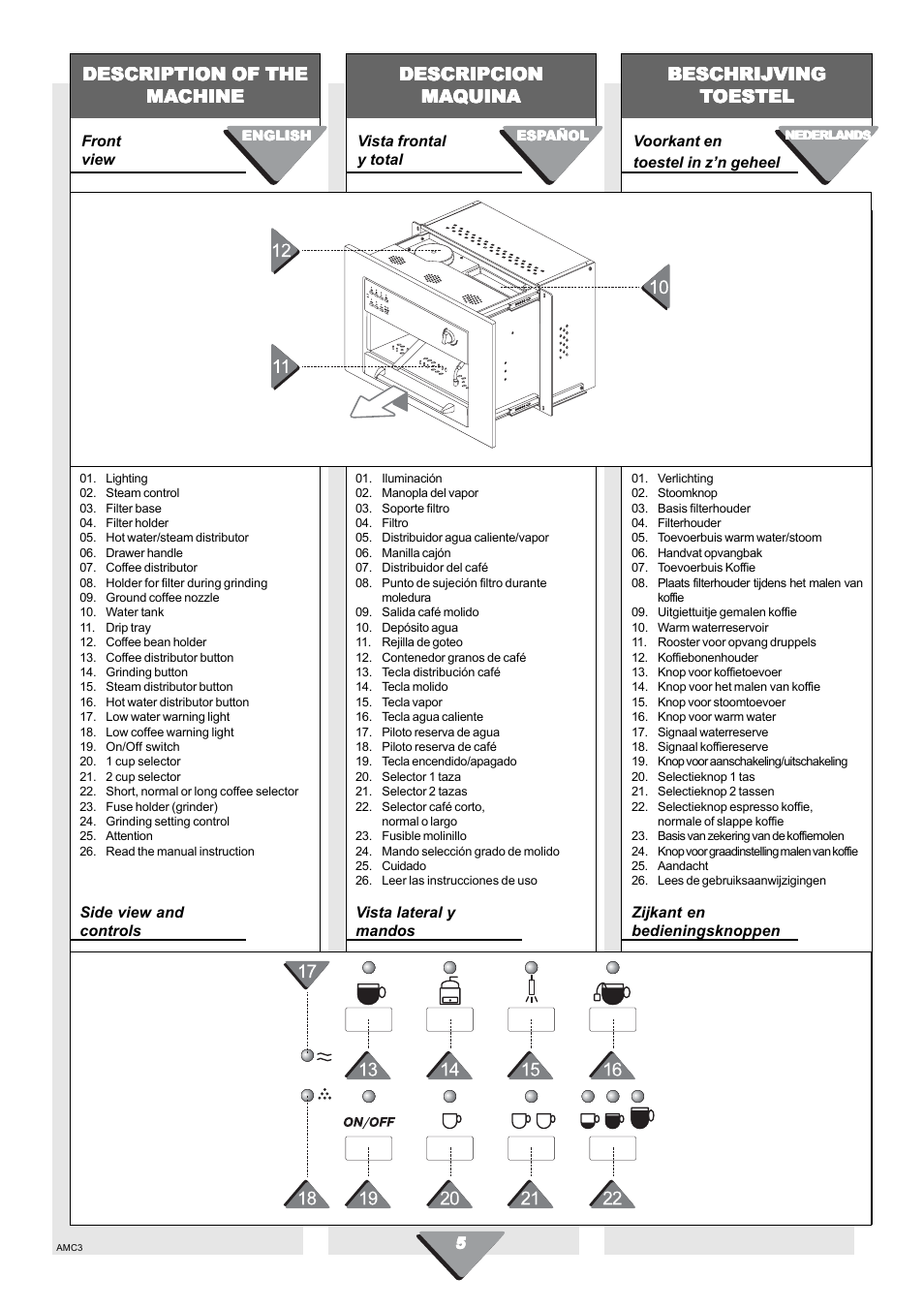 Kleenmaid CM01X User Manual | Page 5 / 36