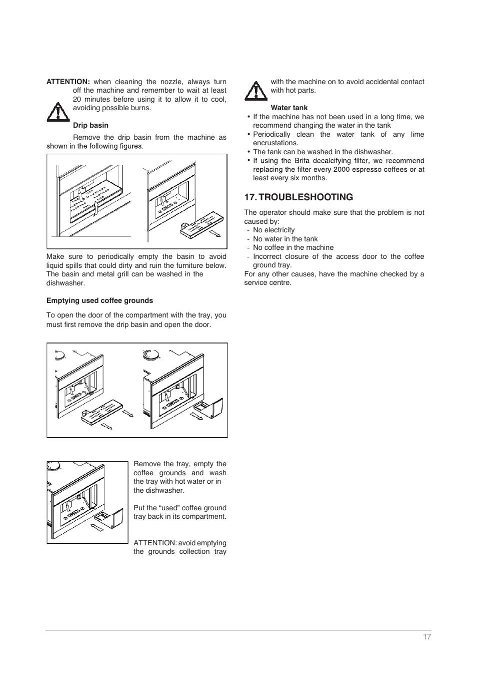 Troubleshooting | Kleenmaid CM4510 User Manual | Page 17 / 20