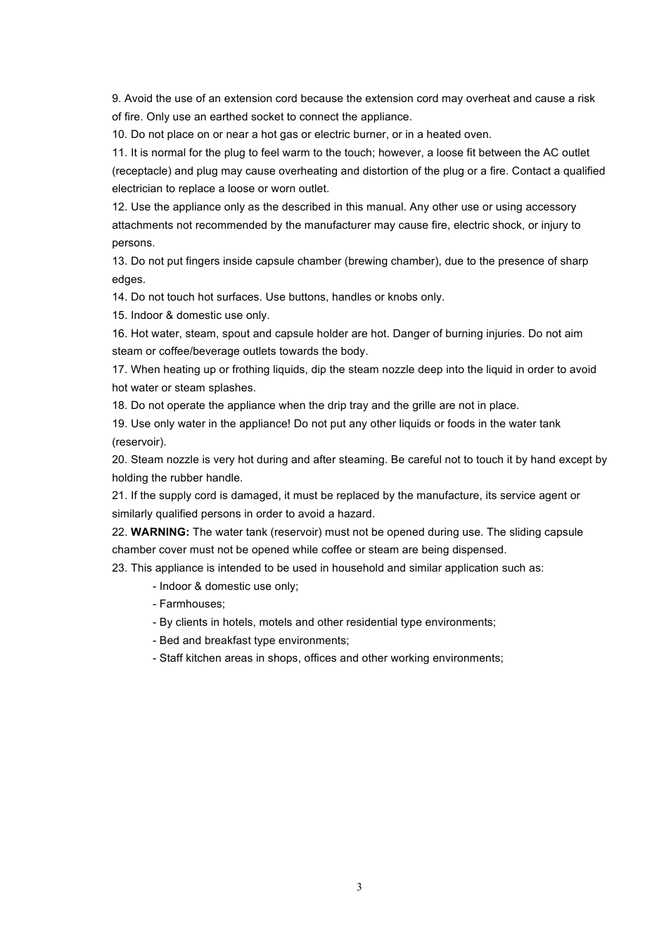 Kleenmaid CMBT01N User Manual | Page 4 / 12