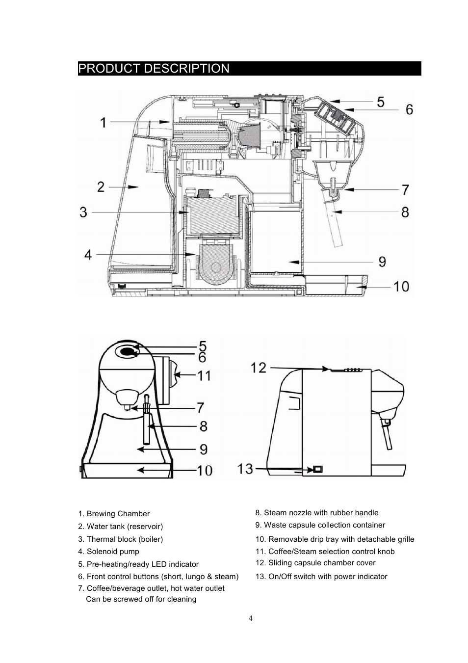 Product description | Kleenmaid CMBT01N User Manual | Page 5 / 12