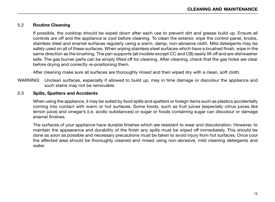 Kleenmaid CC29 User Manual | Page 17 / 36