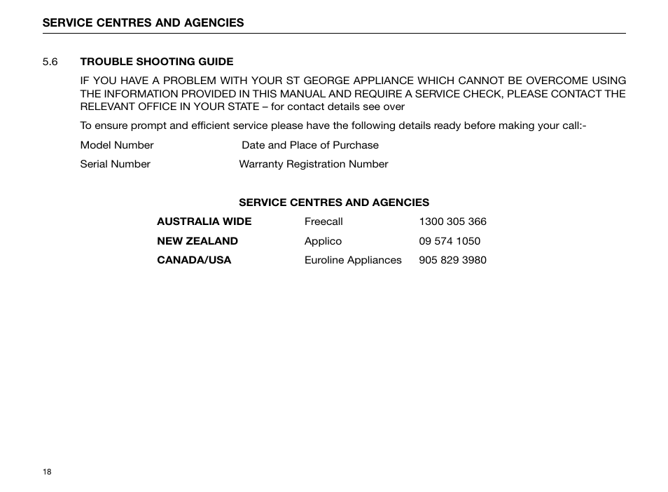 Kleenmaid CC29 User Manual | Page 20 / 36