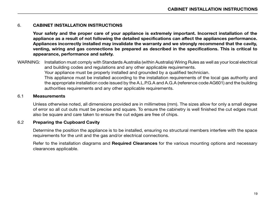 Kleenmaid CC29 User Manual | Page 21 / 36