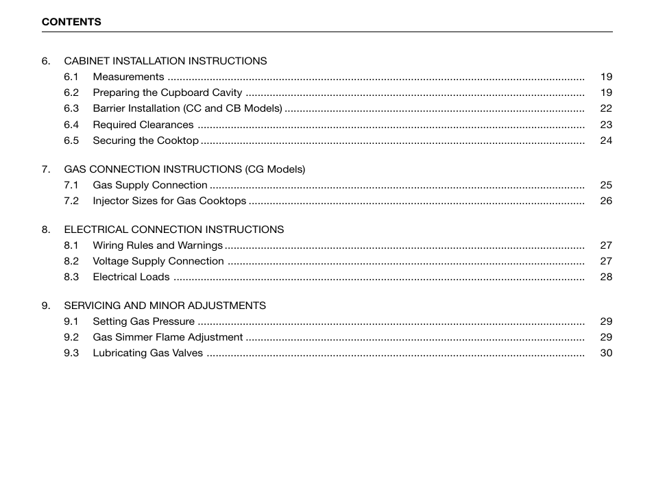 Kleenmaid CC29 User Manual | Page 4 / 36