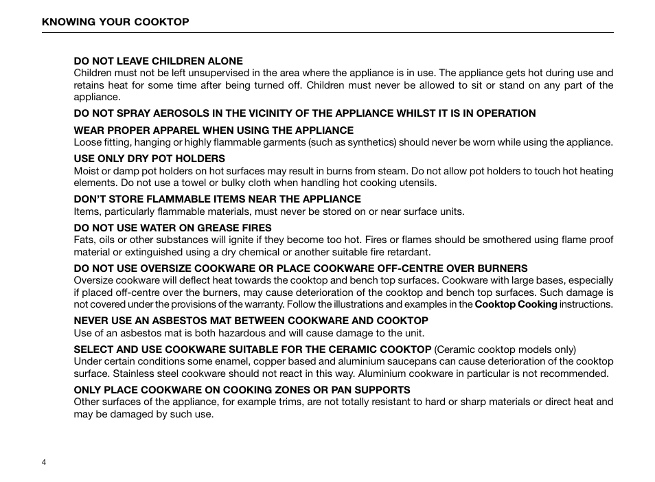 Kleenmaid CC29 User Manual | Page 6 / 36