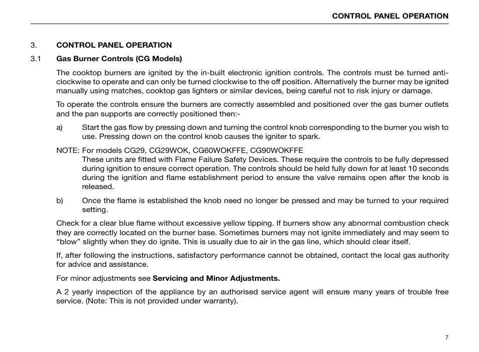 Kleenmaid CC29 User Manual | Page 9 / 36