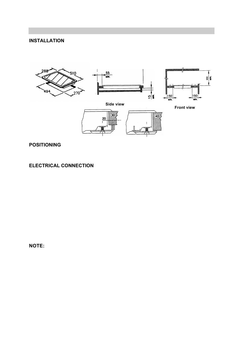 Ch311c ceramic – installation instructions | Kleenmaid CH311B User Manual | Page 10 / 19