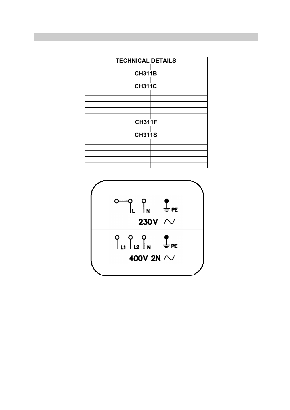 Technical details | Kleenmaid CH311B User Manual | Page 17 / 19