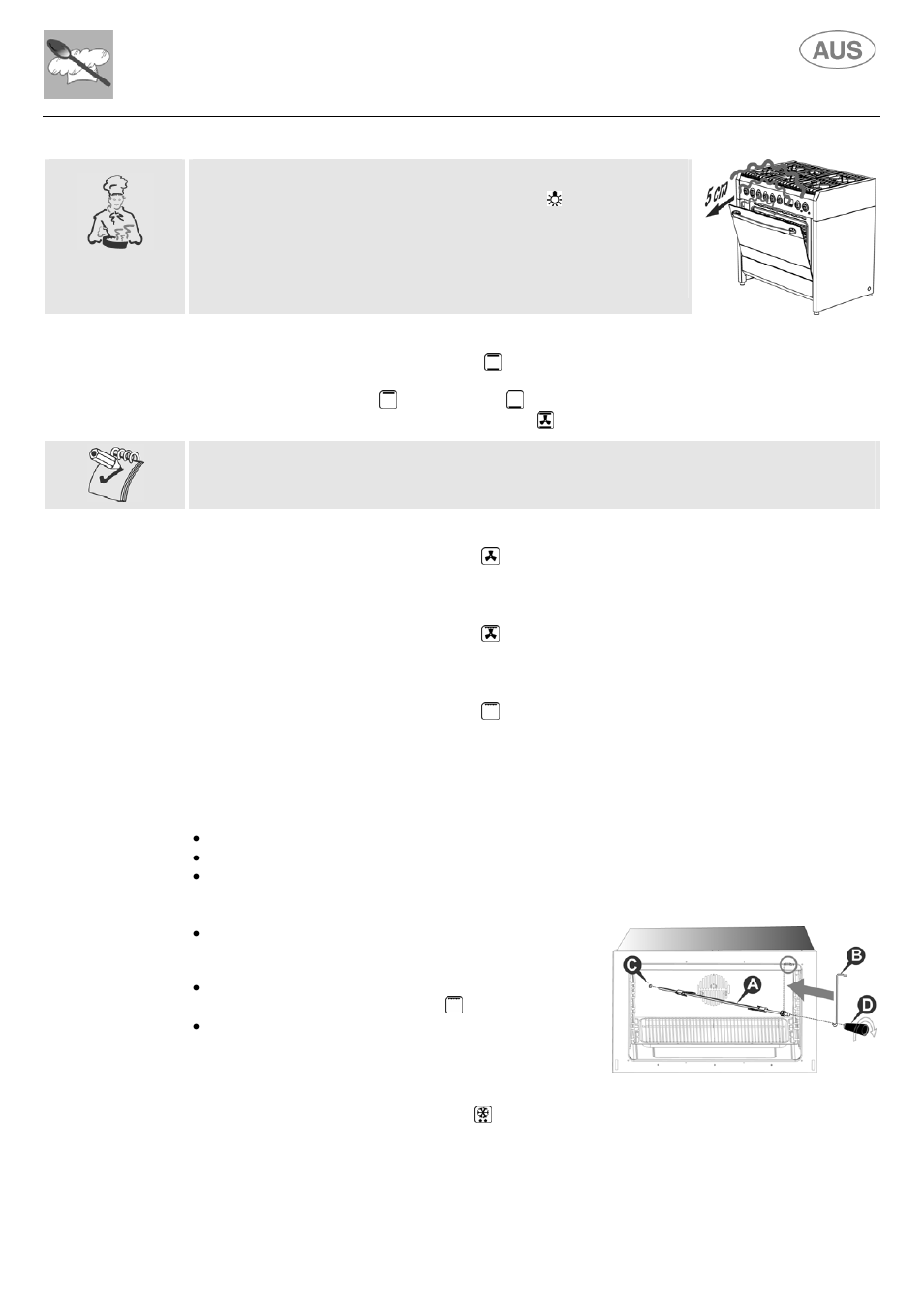 Instructions for the user | Kleenmaid S9 February 2006 User Manual | Page 31 / 48