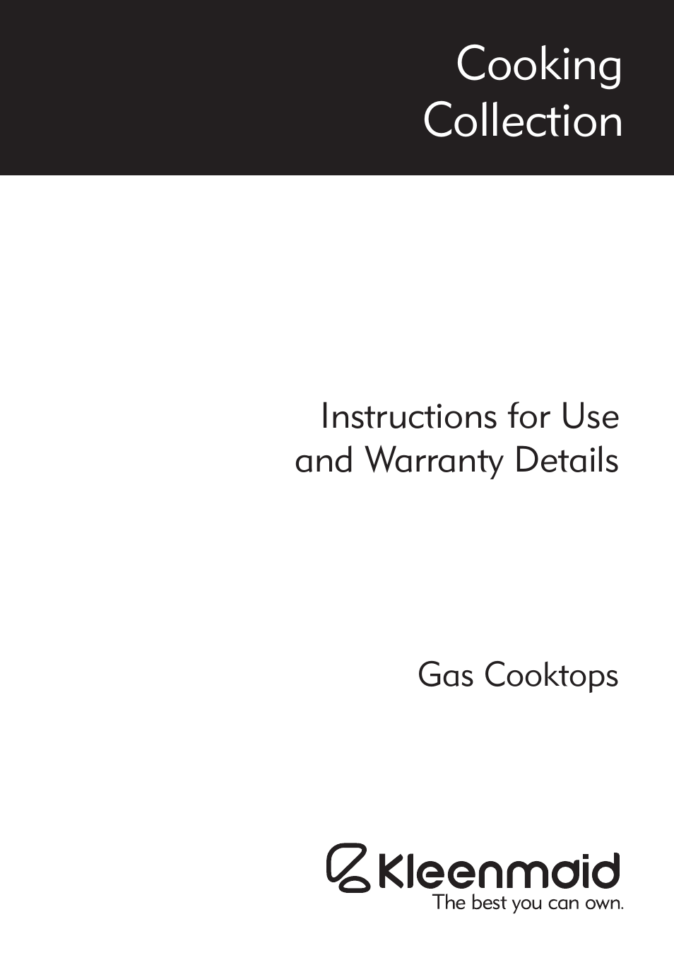 Kleenmaid CH611X User Manual | 18 pages