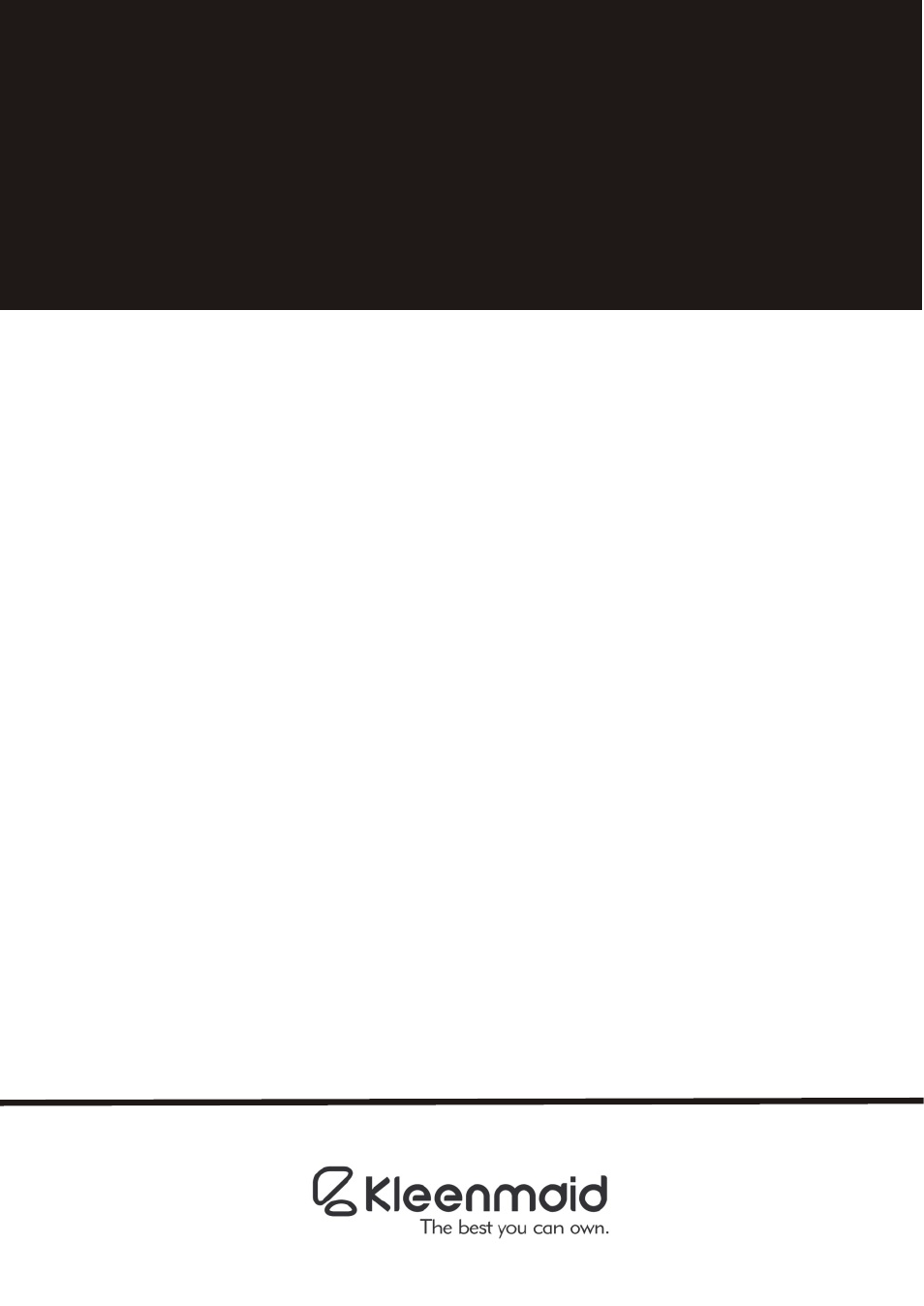 Kleenmaid CH311XFF User Manual | 18 pages
