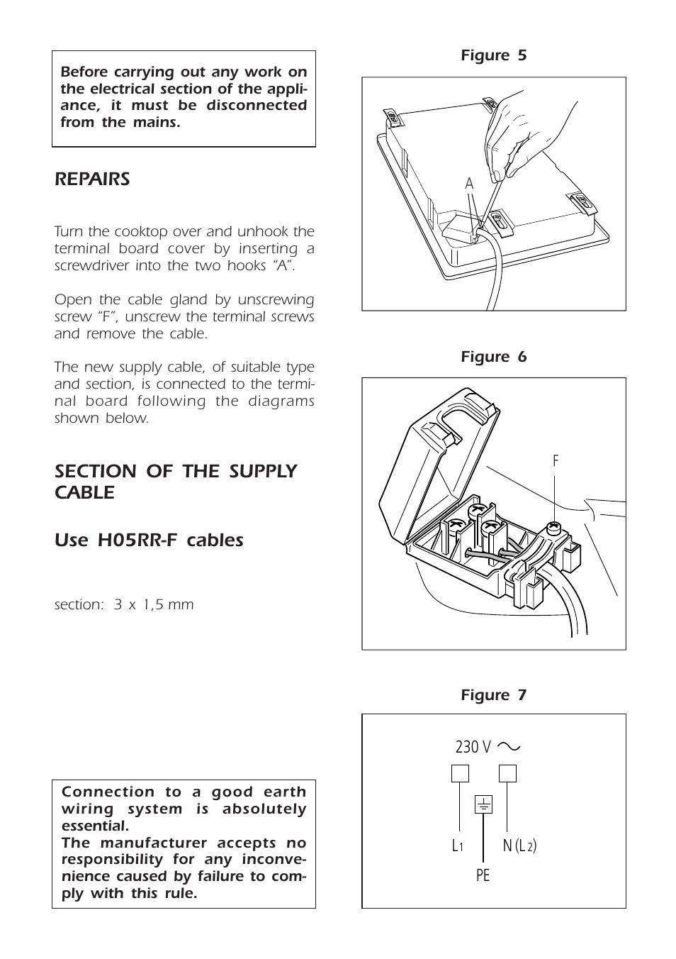 Repairs | Kleenmaid CH300CW User Manual | Page 7 / 16