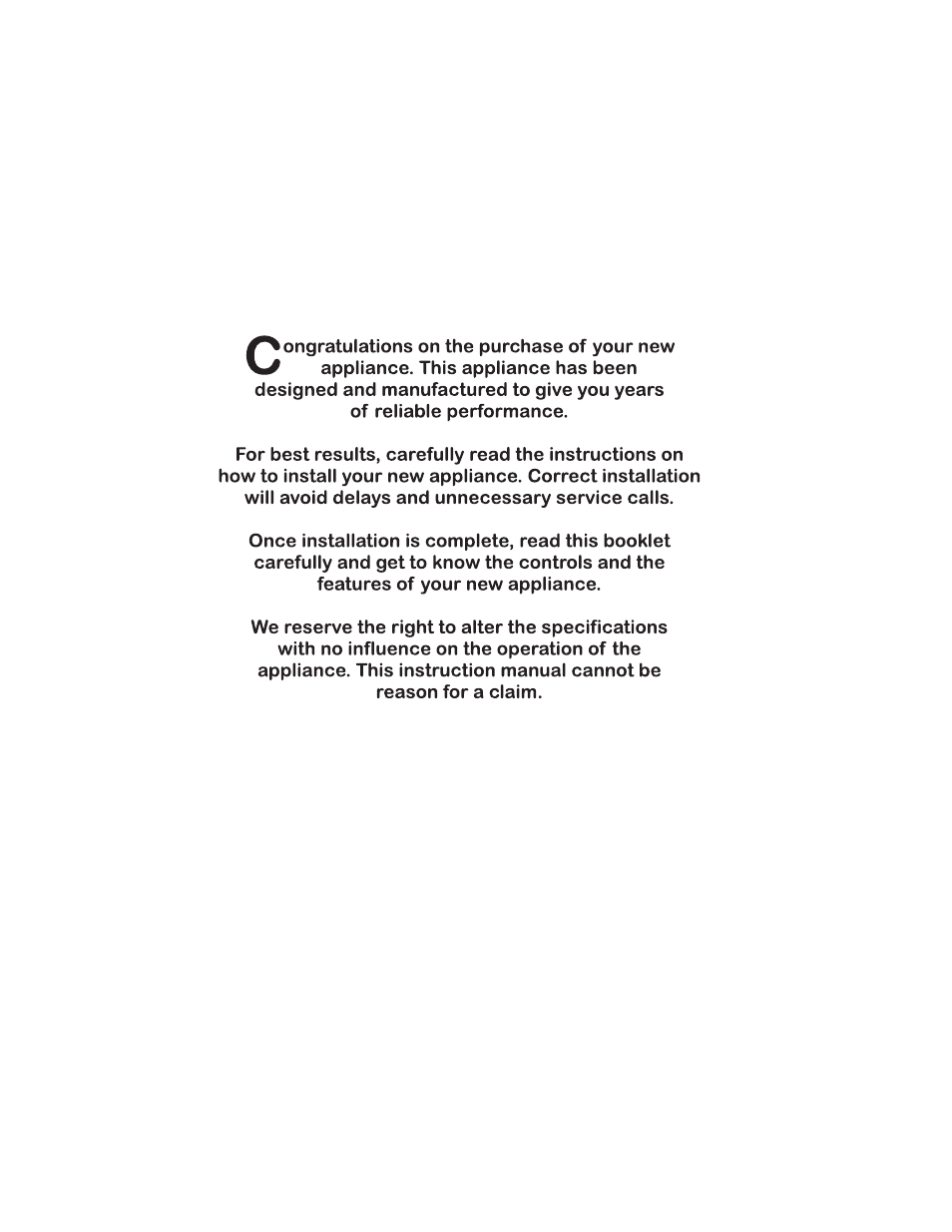 Kleenmaid CH605CM User Manual | Page 2 / 12