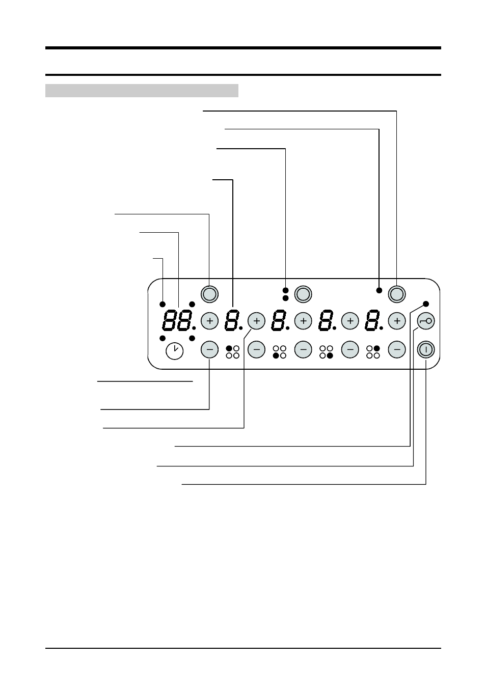 Glass ceramic hob control elements, Control panel | Kleenmaid CH605CE User Manual | Page 8 / 17