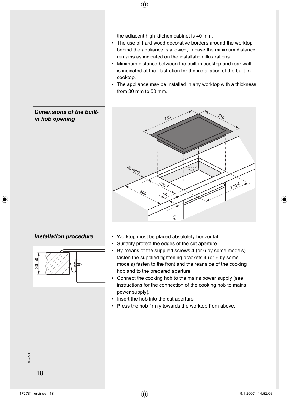 Kleenmaid CH805CE-1 User Manual | Page 18 / 24