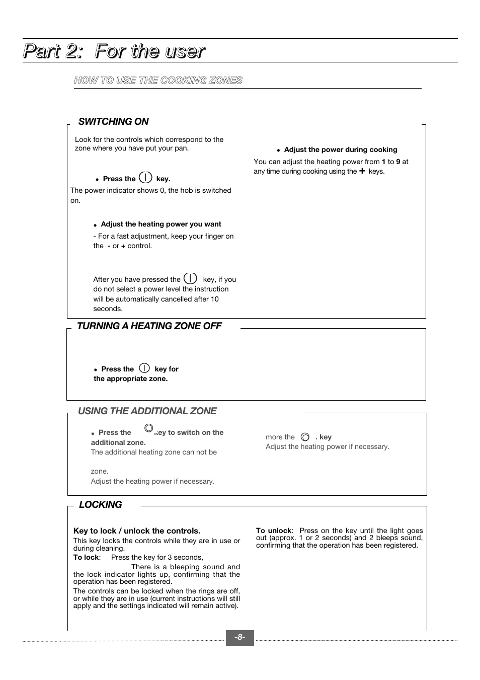 Kleenmaid CH600CE User Manual | Page 8 / 16