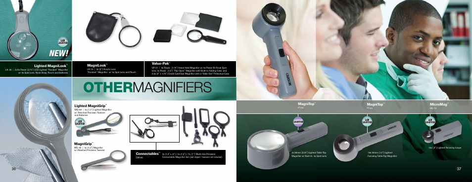 Other magnifiers | Carson Optical YK Series User Manual | Page 19 / 22