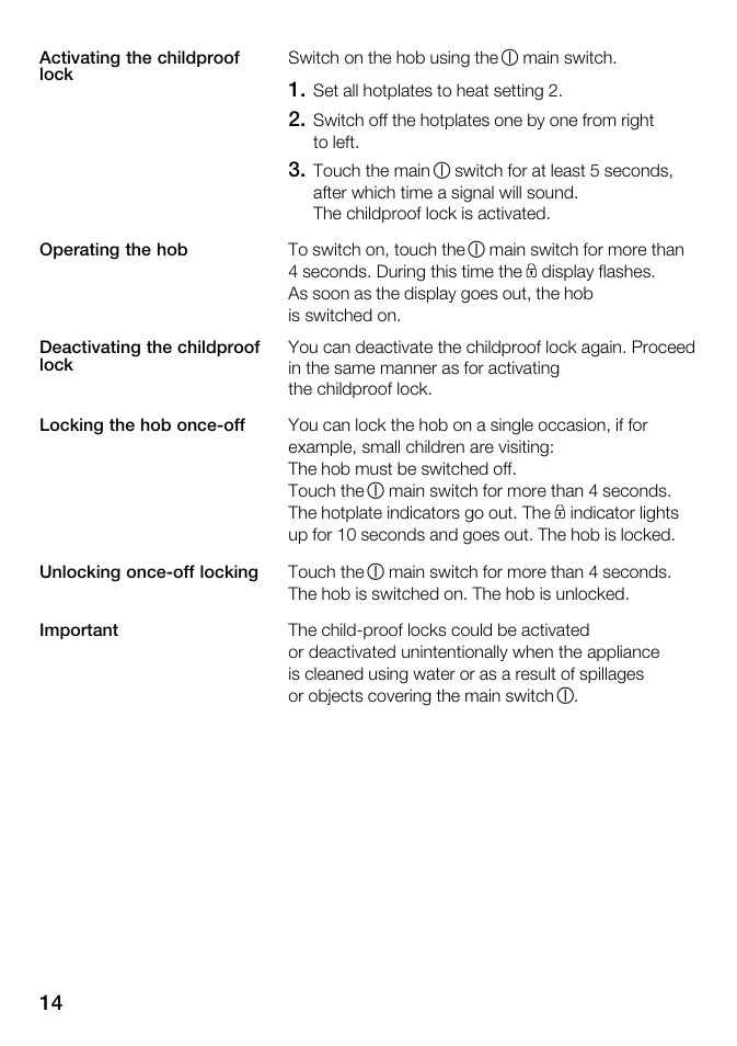 Kleenmaid ICK98X User Manual | Page 14 / 32