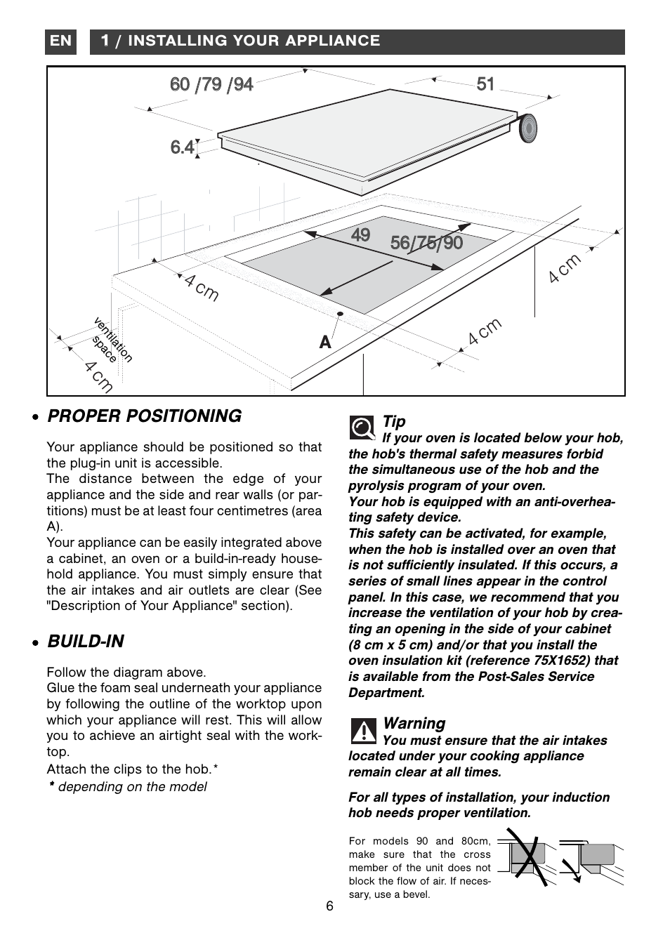 Kleenmaid ICK63 User Manual | Page 6 / 16