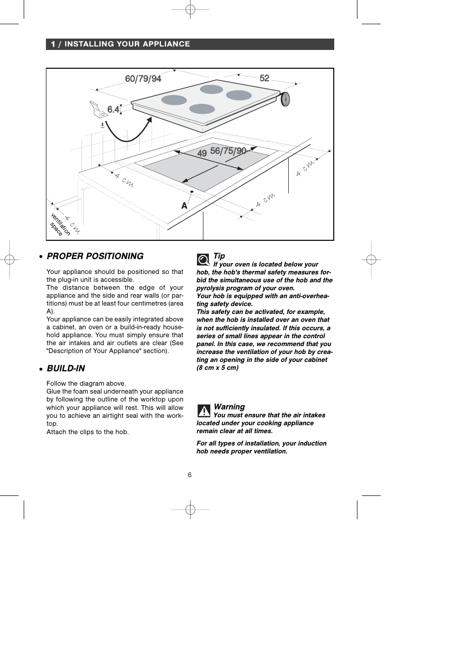 Kleenmaid ICK66X User Manual | Page 6 / 23