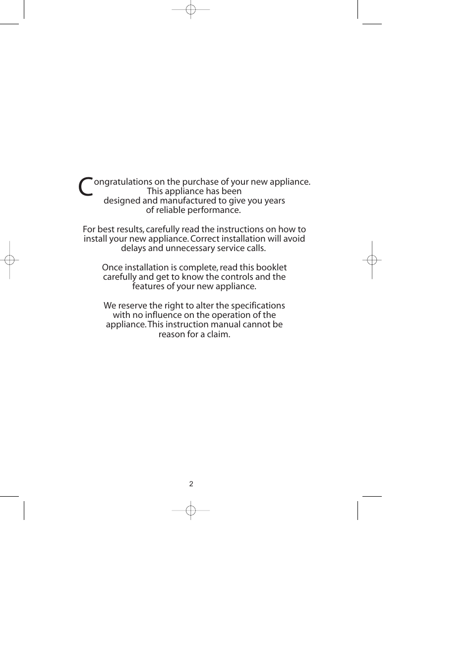 Kleenmaid ICK60X User Manual | Page 2 / 18