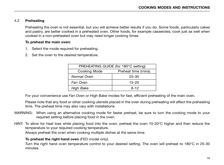 Kleenmaid FE904C User Manual | Page 21 / 60