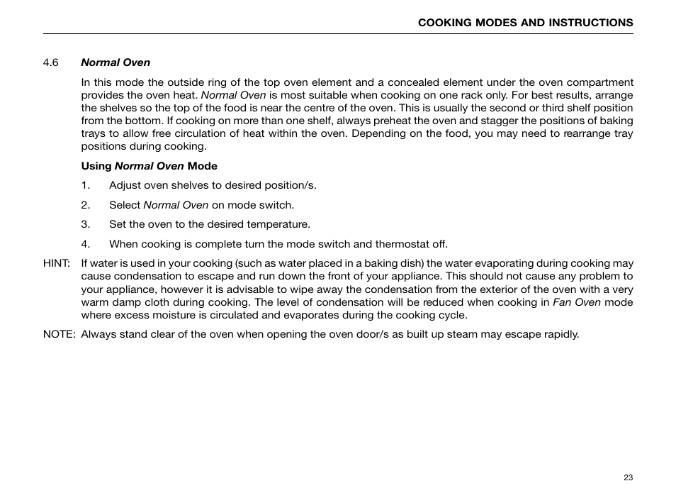 Kleenmaid FE904C User Manual | Page 25 / 60