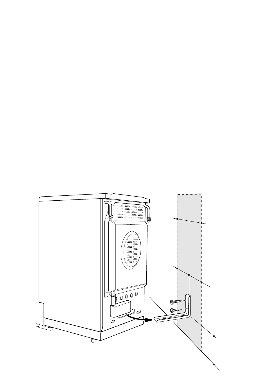 Anti-tilt bracket | Kleenmaid FEG605X User Manual | Page 7 / 44