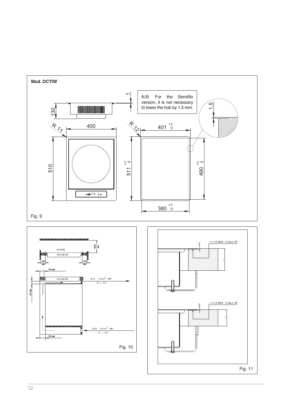 Kleenmaid DCTI User Manual | Page 12 / 16