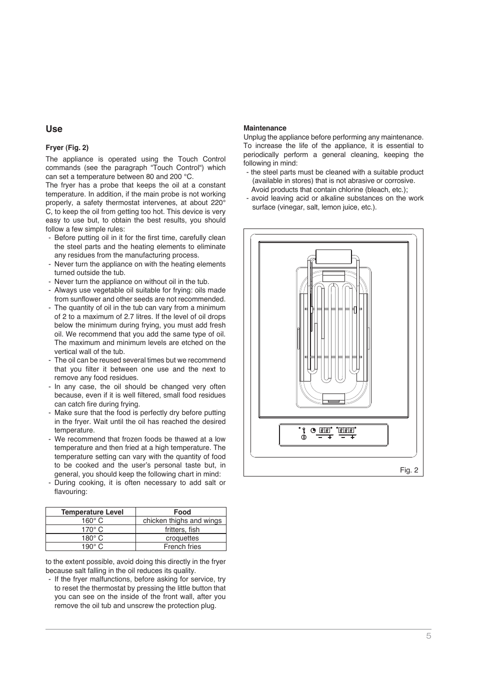 Kleenmaid DCTBBQ User Manual | Page 5 / 12