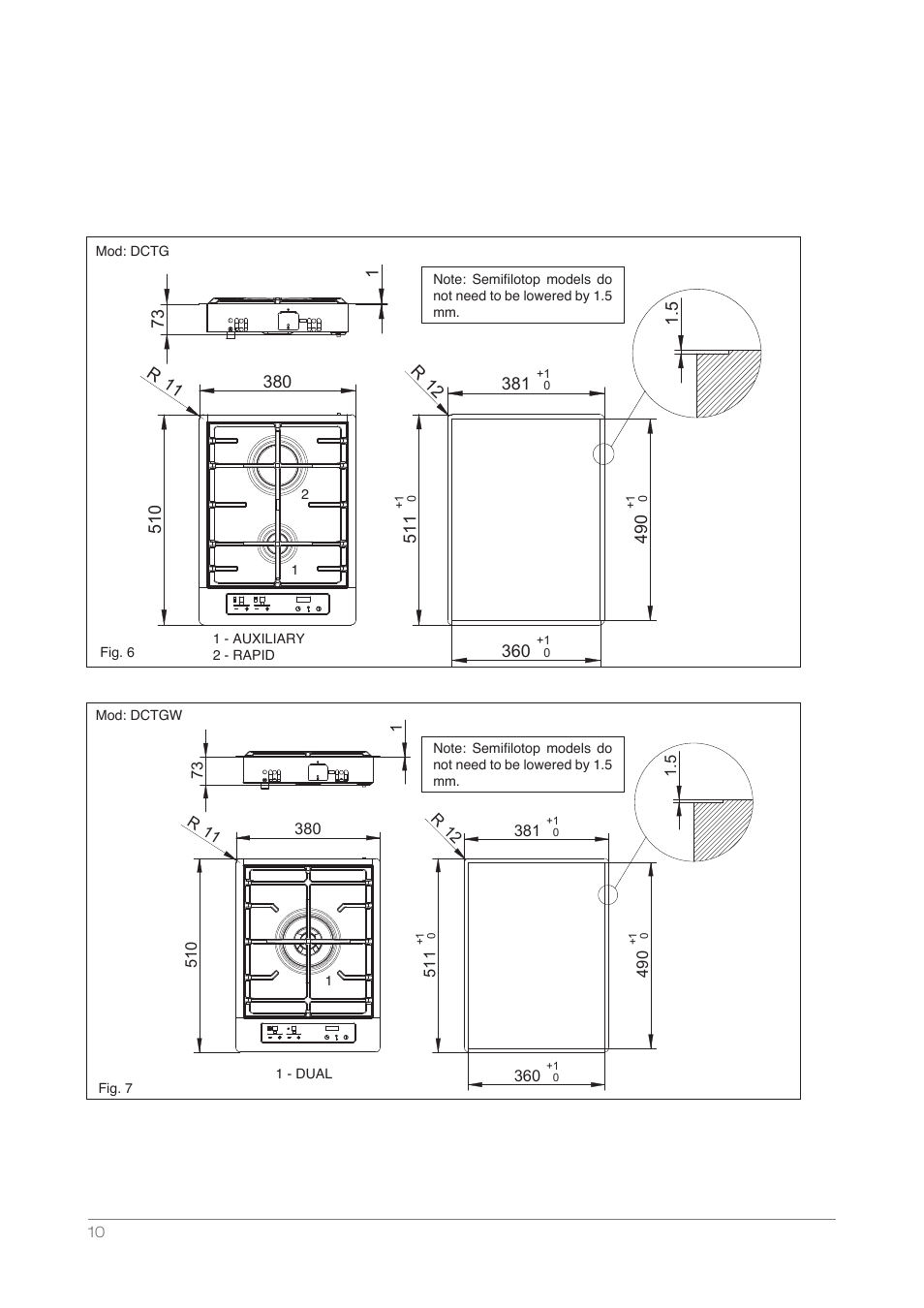 Kleenmaid DCTG User Manual | Page 10 / 16