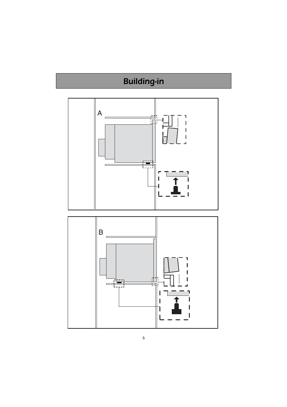 Building-in | Kleenmaid MWK200 User Manual | Page 6 / 28