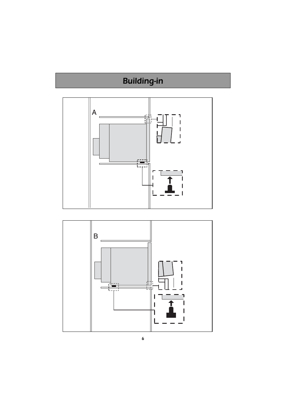Building-in | Kleenmaid MWK101X User Manual | Page 6 / 24
