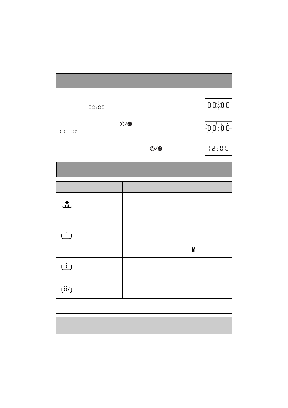 Microwave power settings, Setting the clock | Kleenmaid MWK100X User Manual | Page 9 / 24