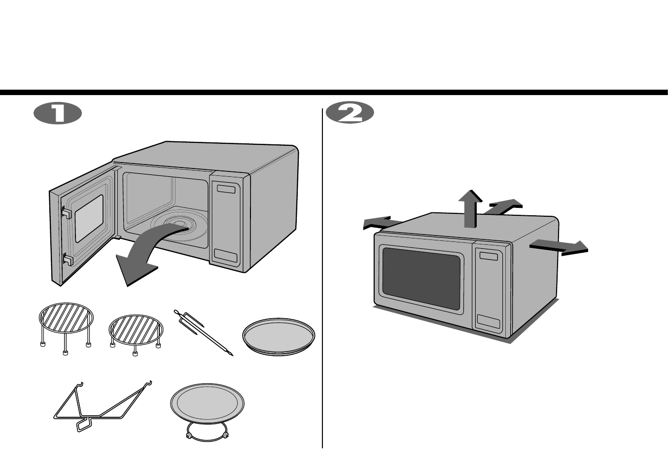 Unpacking & installing | Kleenmaid MC805CLR User Manual | Page 4 / 34