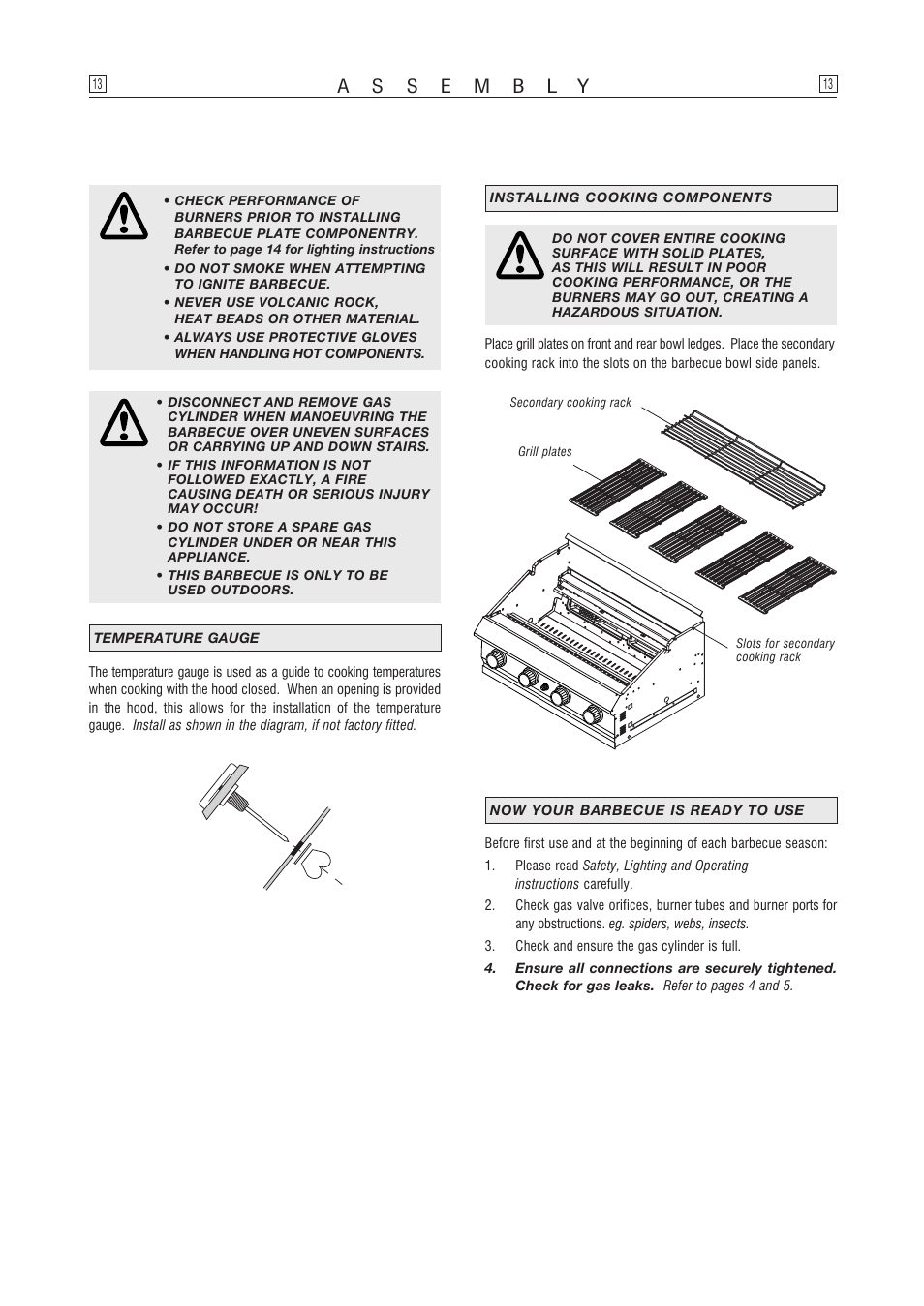 Kleenmaid OCCPB User Manual | Page 13 / 30