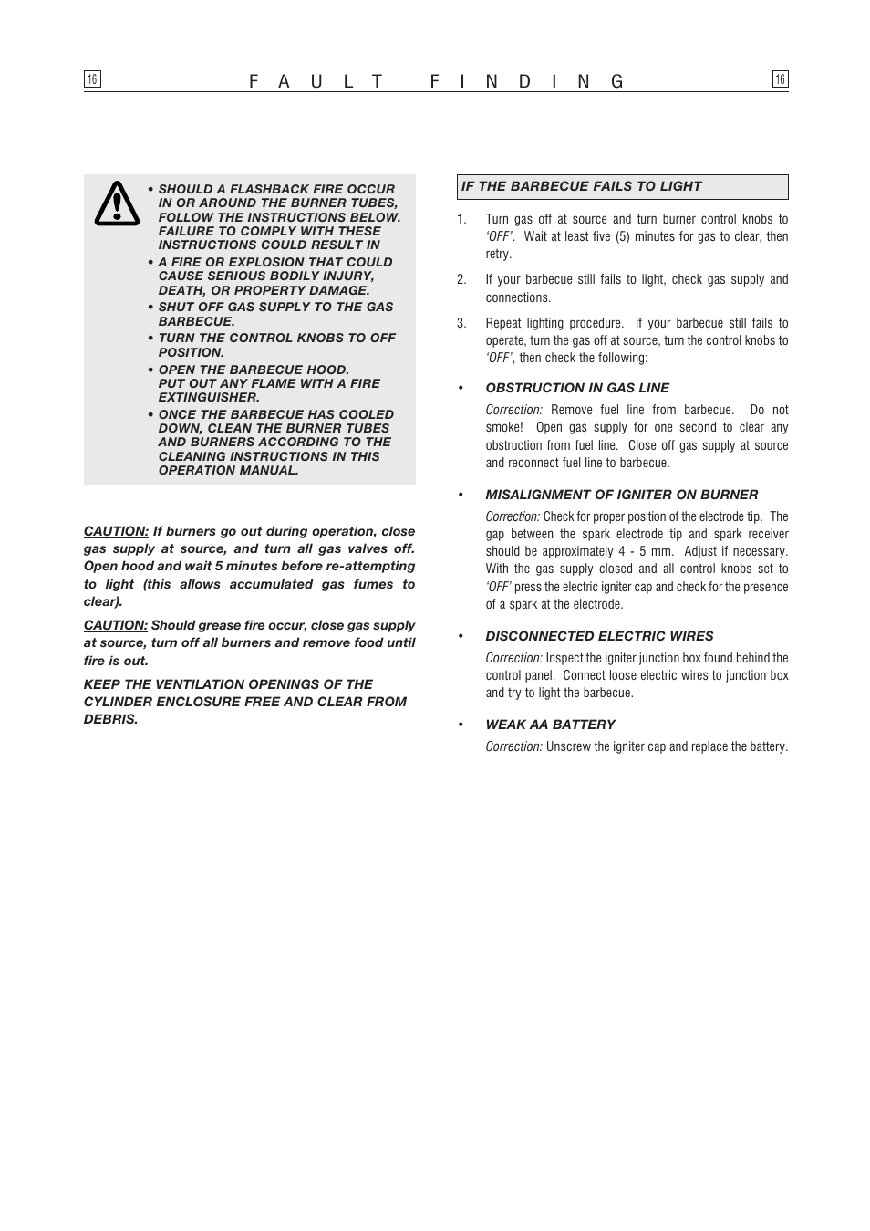 Kleenmaid OCCPB User Manual | Page 16 / 30
