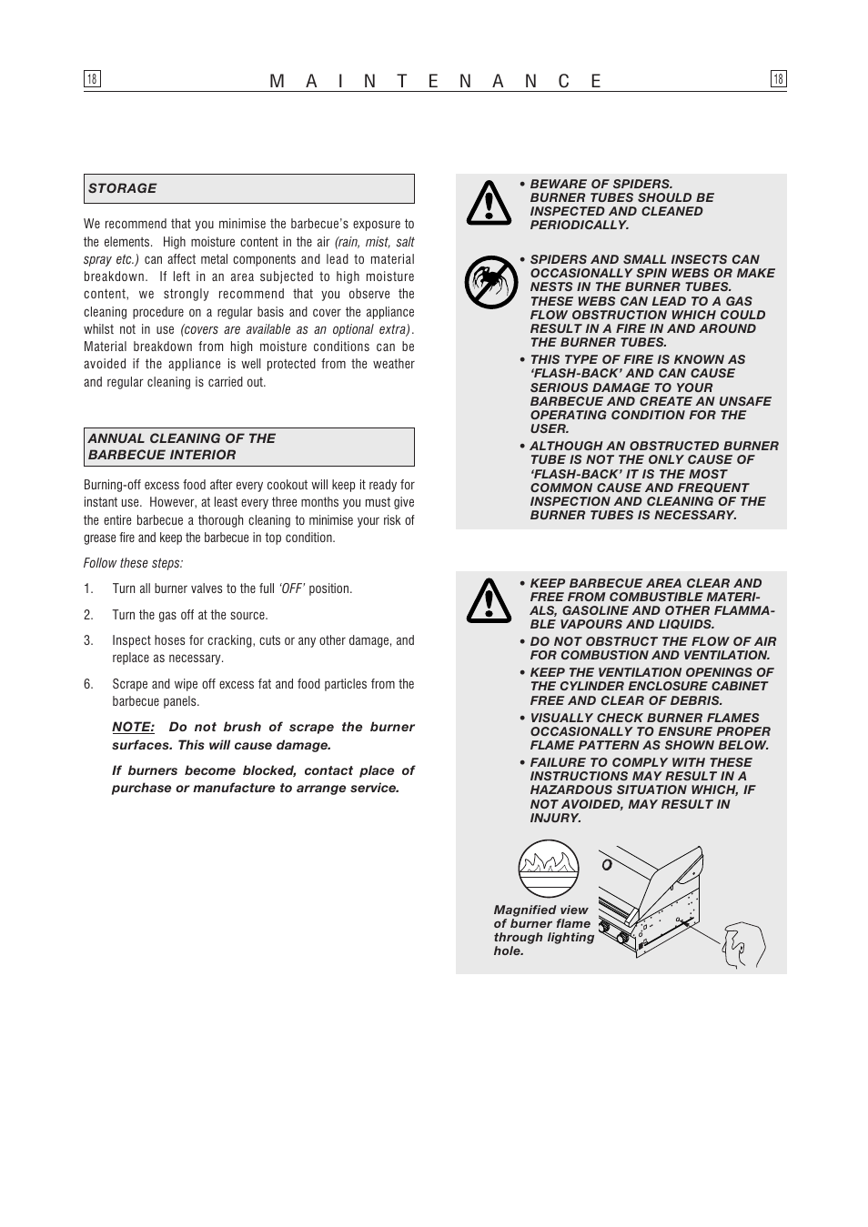 Kleenmaid OCCPB User Manual | Page 18 / 30