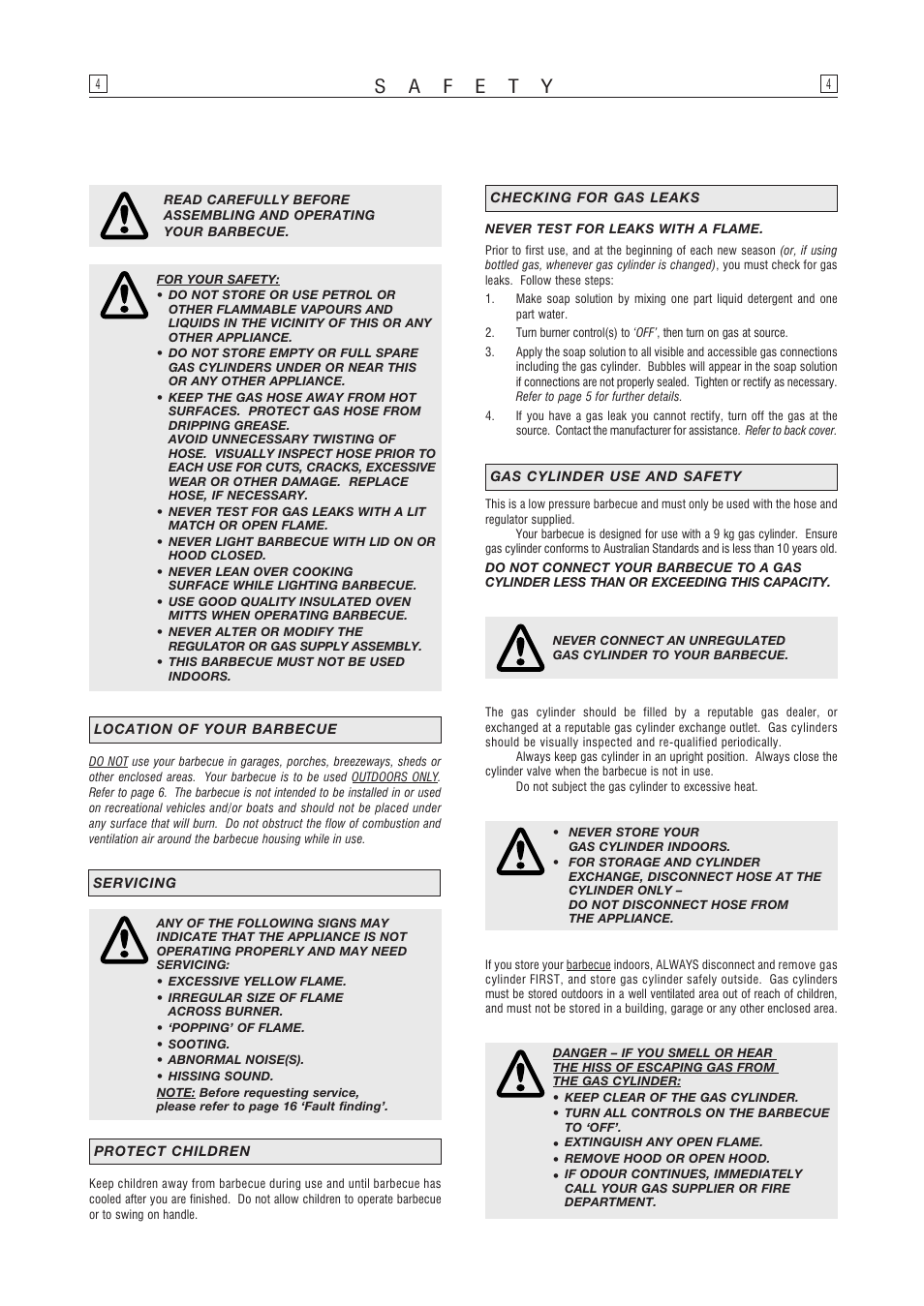 Kleenmaid OCCPB User Manual | Page 4 / 30