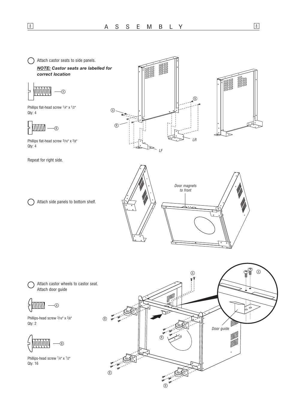 Left side | Kleenmaid OCCPB User Manual | Page 8 / 30