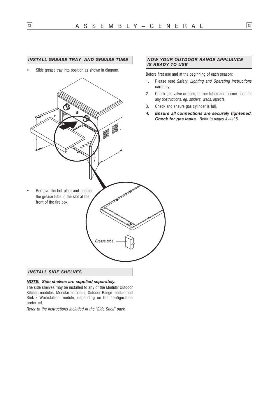 Kleenmaid OCCTWB User Manual | Page 13 / 24