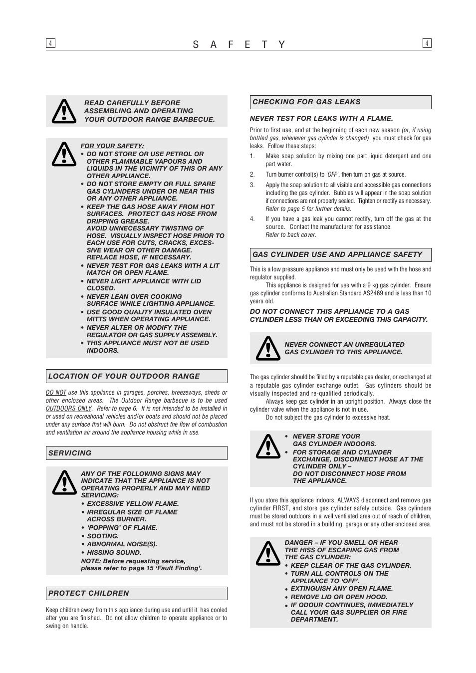 Kleenmaid OCCTWB User Manual | Page 4 / 24