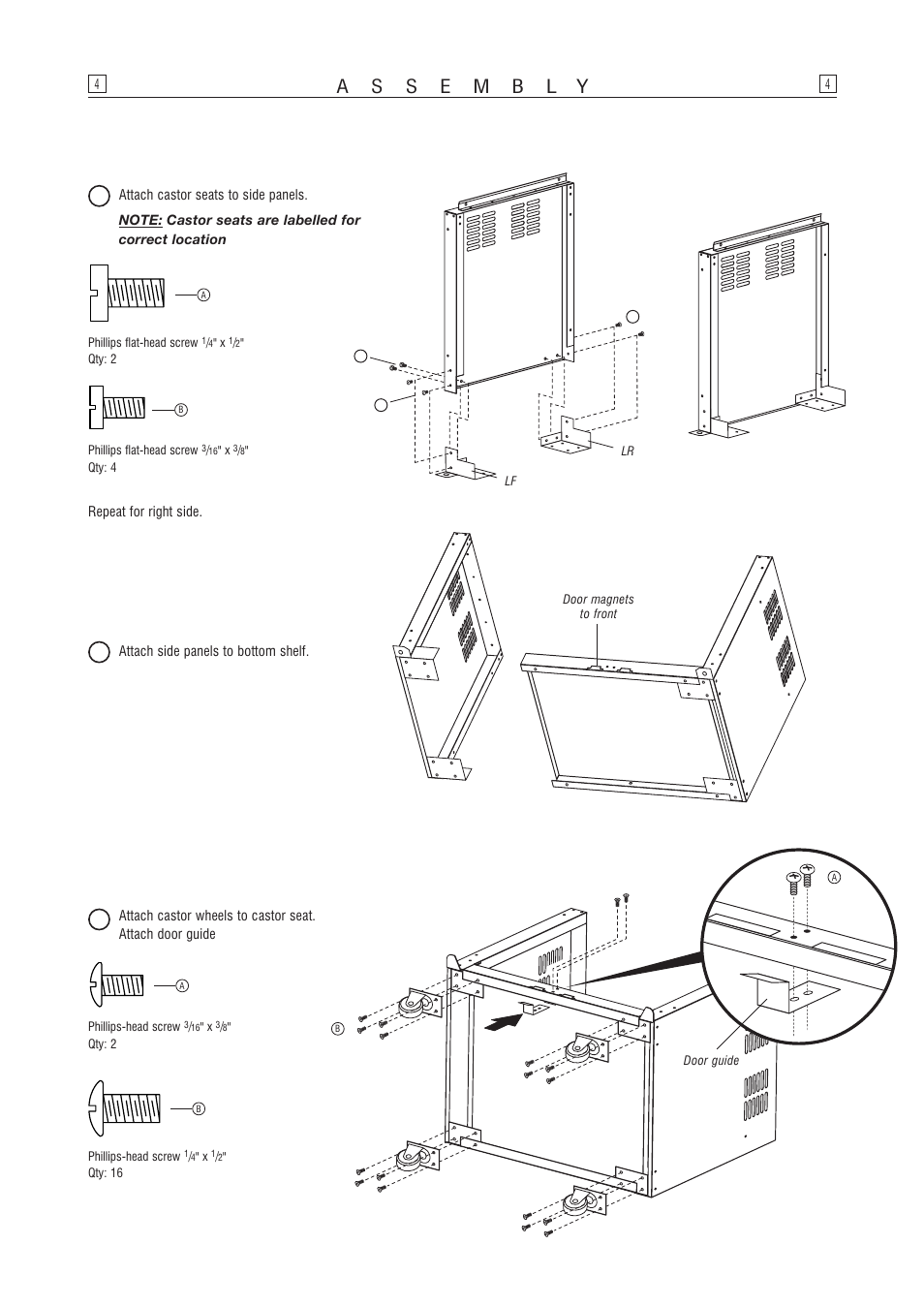 Left side | Kleenmaid OCCSC User Manual | Page 4 / 12