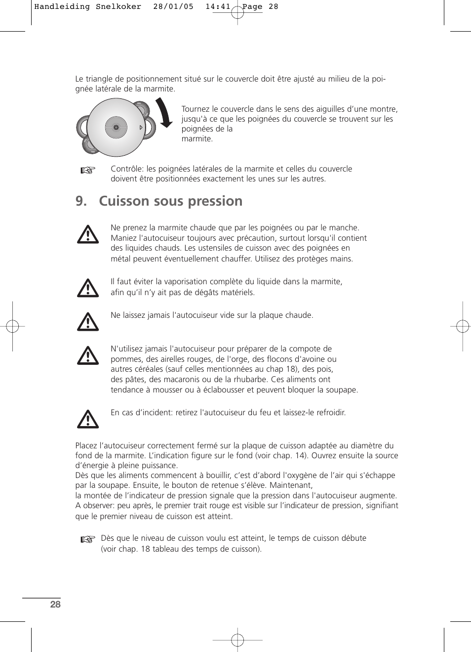 Cuisson sous pression | Kleenmaid CW2399 User Manual | Page 28 / 84