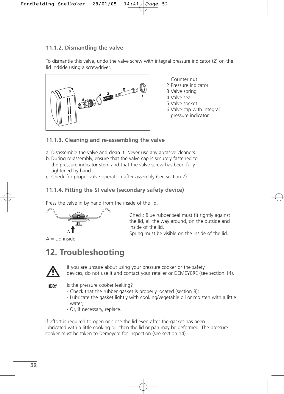 Troubleshooting | Kleenmaid CW2399 User Manual | Page 52 / 84