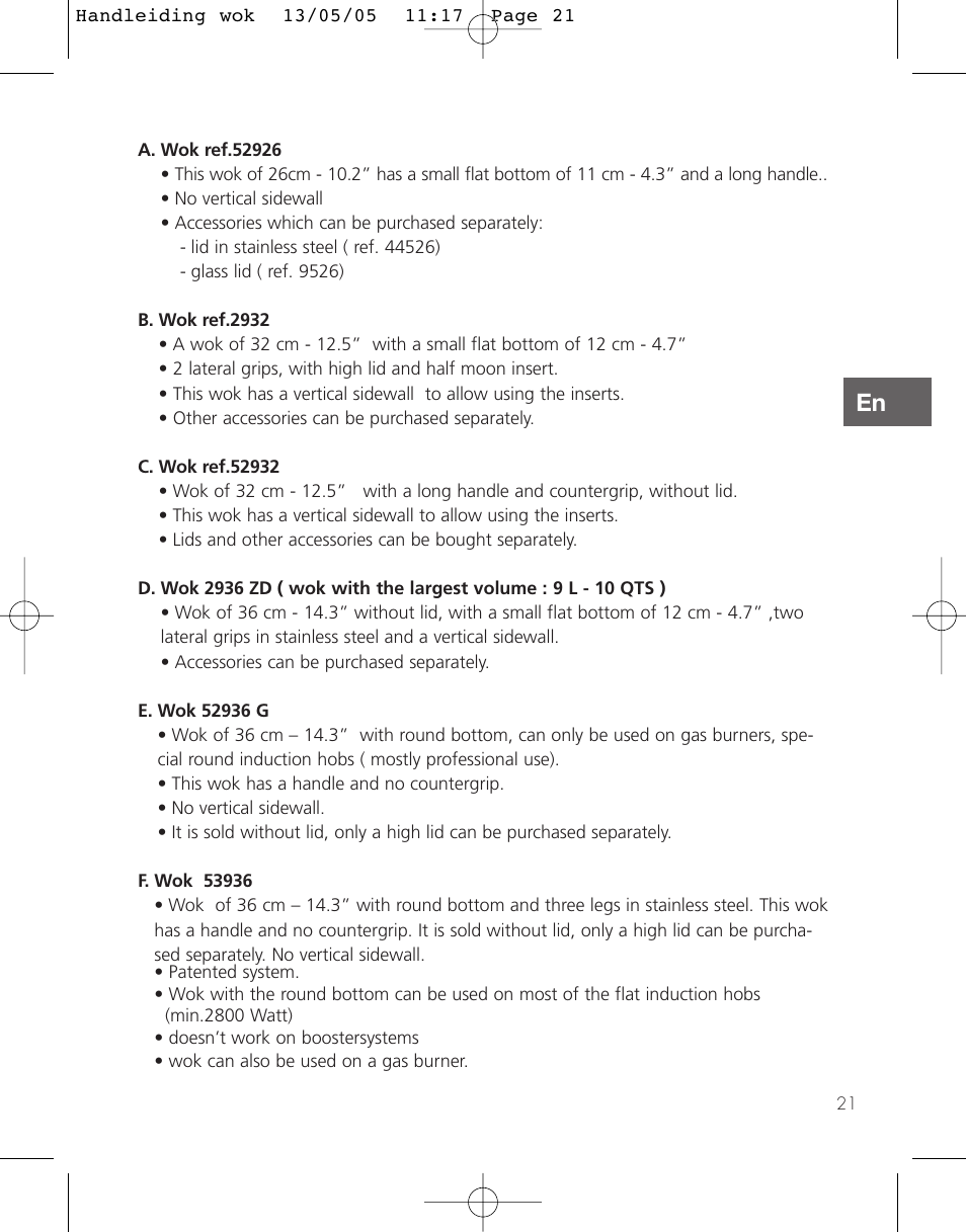 Kleenmaid CW52926 User Manual | Page 21 / 33