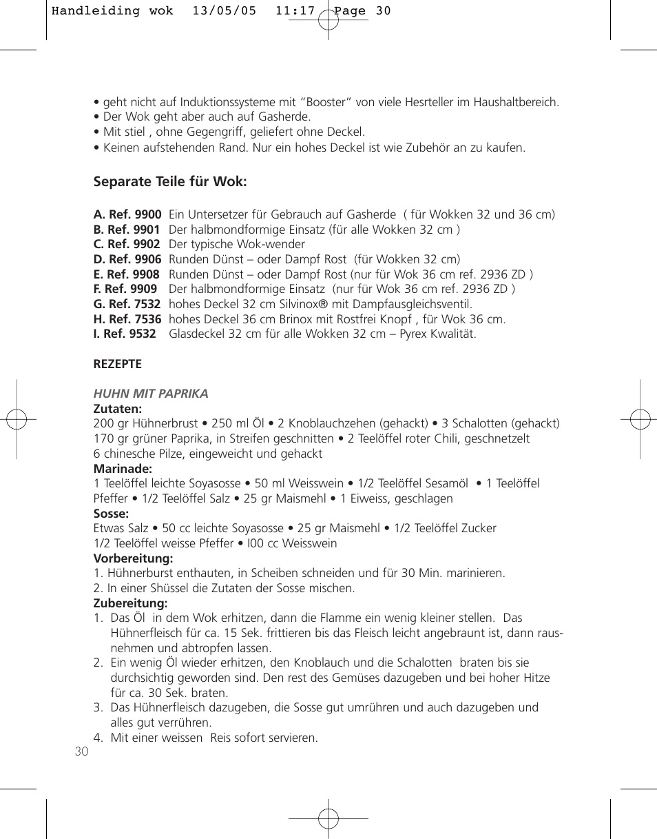 Kleenmaid CW52926 User Manual | Page 30 / 33