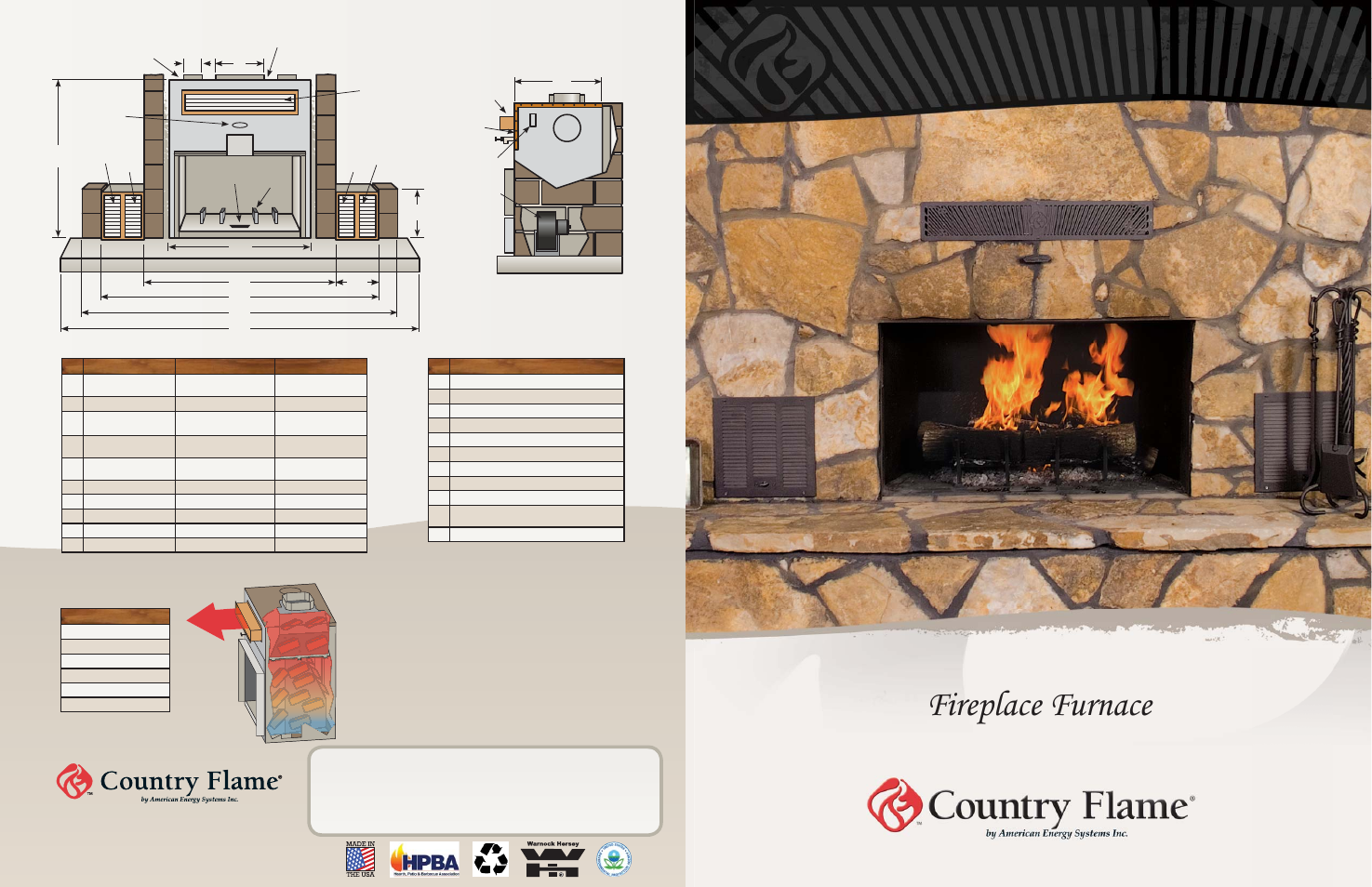 Country Flame 400 User Manual | 4 pages